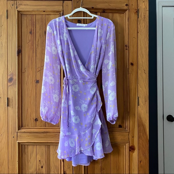 Nordstrom Dresses & Skirts - 🌿 All in Favor Nordstrom Brittany Wrap Minidress